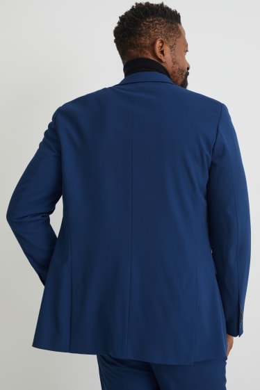 Bărbați - Sacou modular - slim fit - flex - LYCRA® - albastru