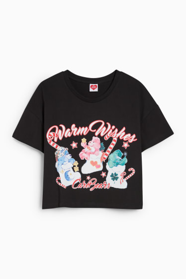 Jóvenes - CLOCKHOUSE - camiseta de pijama navideña - Los osos amorosos - negro