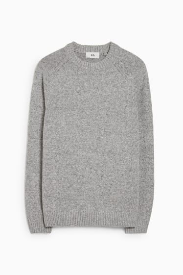 Uomo - Maglione - grigio chiaro melange