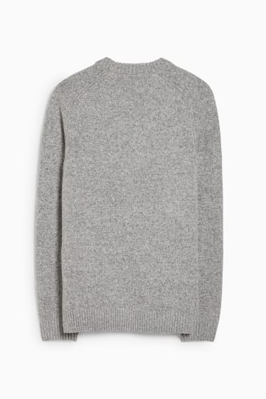 Uomo - Maglione - grigio chiaro melange