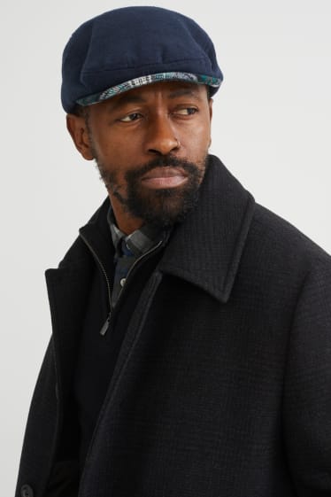 Men - Flat cap - dark blue