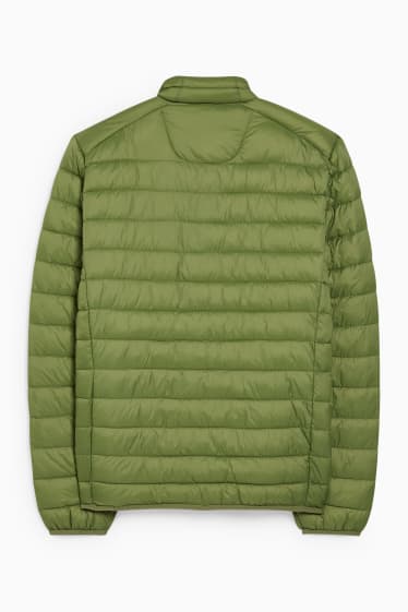 Heren - Gewatteerde jas  - groen