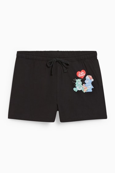 Jóvenes - CLOCKHOUSE - pantalón corto de pijama navideño - Los osos amorosos - negro