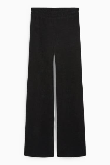 Damen - CLOCKHOUSE - Frottee-Jogginghose - schwarz