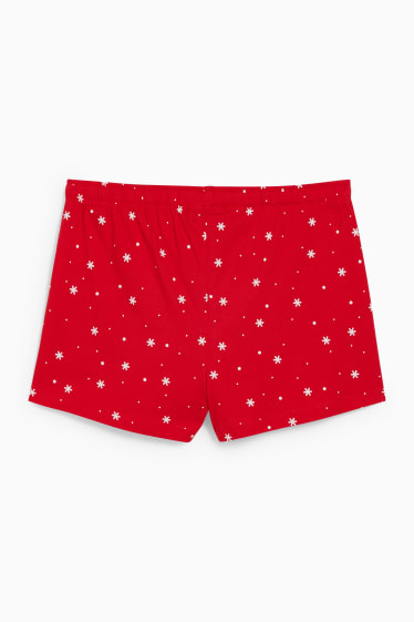Dames - CLOCKHOUSE - pyjamashort - Minnie Mouse - rood