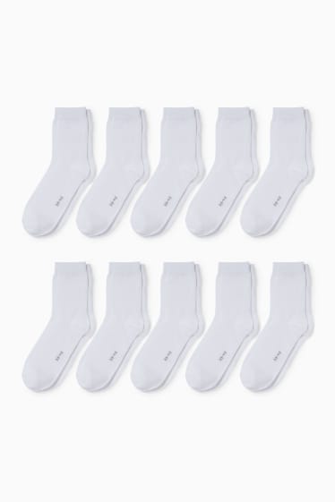 Damen - Multipack 10er - Socken - weiß