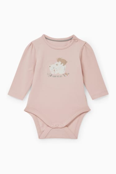 Neonate - Completo neonati - 3 pezzi - chiarorosa