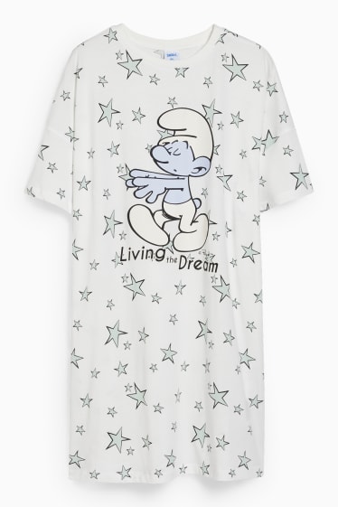 Women - CLOCKHOUSE - nightshirt - The Smurfs - white