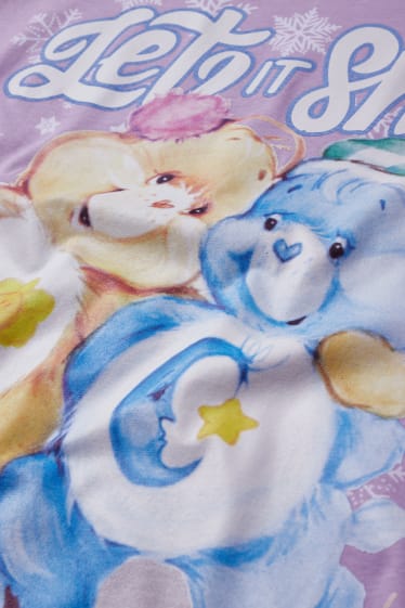 Dospívající a mladí - CLOCKHOUSE - tričko na spaní - Care Bears - šeříková