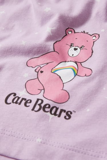 Dospívající a mladí - CLOCKHOUSE - pyžamové šortky - Care Bears - světle fialová