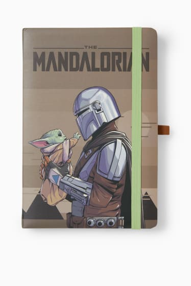 Hombre - Star Wars: The Mandalorian - cuaderno - beis