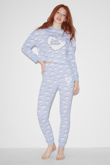 Joves - CLOCKHOUSE - part superior de pijama - Els ossos amorosos - blau clar