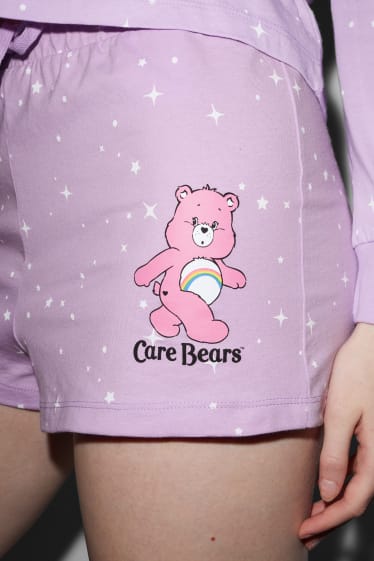 Jóvenes - CLOCKHOUSE - pantalón corto de pijama - Los osos amorosos - violeta claro