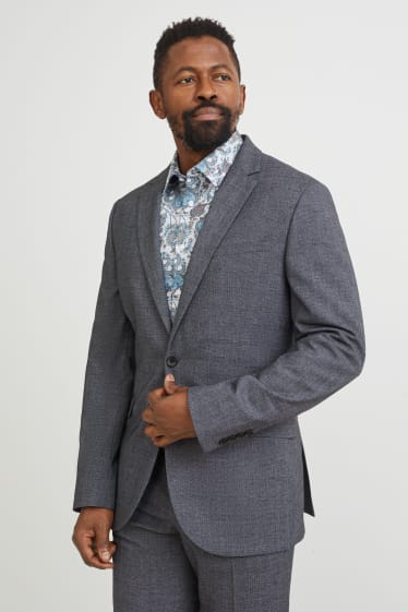 Men - Mix-and-match tailored jacket - slim fit - Flex - LYCRA® - dark gray