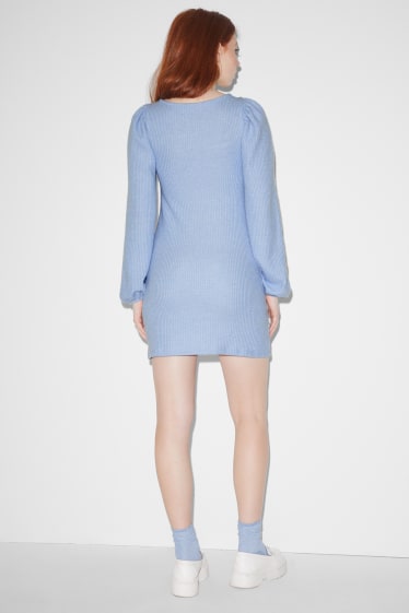 Damen - CLOCKHOUSE - Strickkleid - hellblau