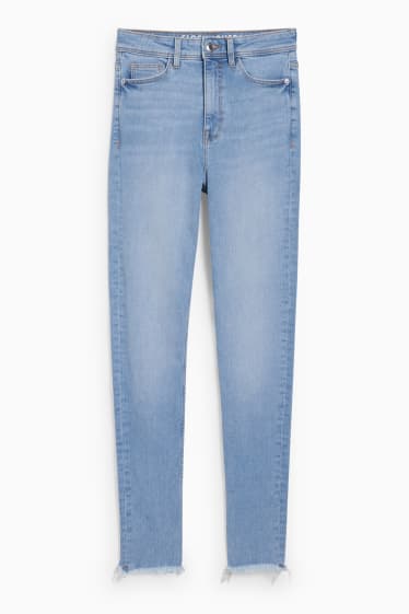 Femei - CLOCKHOUSE - skinny jeans - talie înaltă - denim-albastru deschis