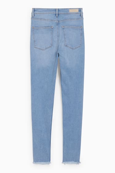 Femei - CLOCKHOUSE - skinny jeans - talie înaltă - denim-albastru deschis