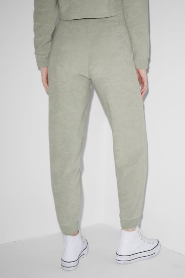 Mujer - CLOCKHOUSE - pantalón de deporte de rizo - verde menta