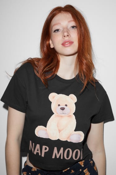 Dona - Samarreta de pijama - negre