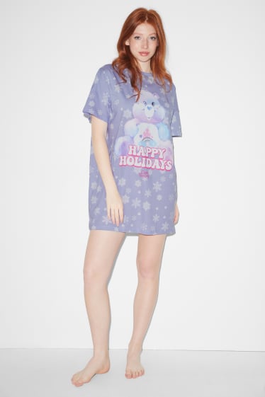 Donna - CLOCKHOUSE - camicia da notte - Gli orsetti del cuore - lilla