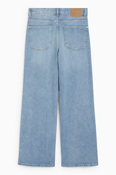 Femei - Relaxed jeans - talie înaltă - LYCRA® - denim-albastru deschis