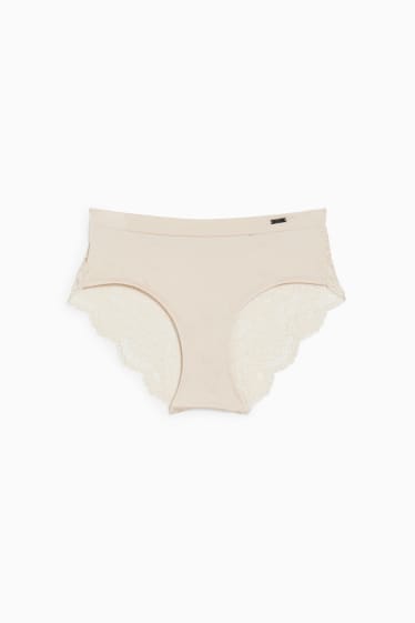 Damen - Slip - beige