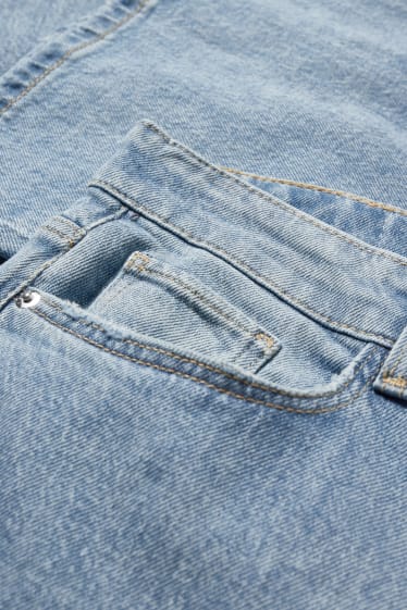 Femei - Relaxed jeans - talie înaltă - LYCRA® - denim-albastru deschis