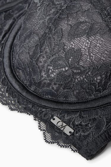 Donna - Reggiseno con ferretti - grigio scuro