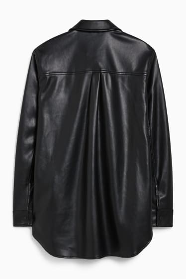 Femmes - CLOCKHOUSE - shacket - synthétique - noir