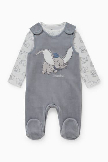 Bébés - Dumbo - ensemble pour nouveau-né - 2 pièces - blanc / gris