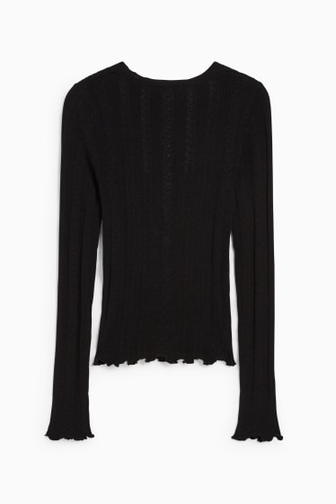 Donna - CLOCKHOUSE - cardigan - nero