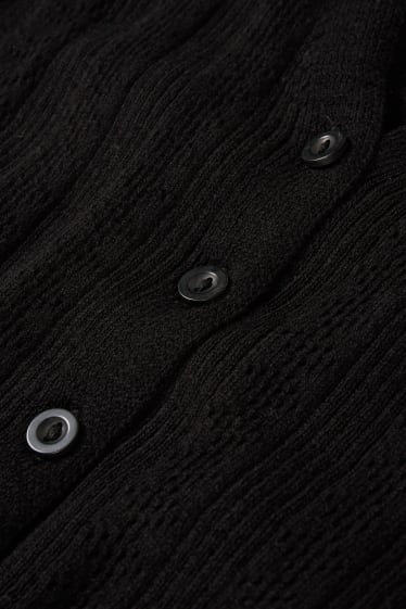 Dona - CLOCKHOUSE - jaqueta de punt - negre