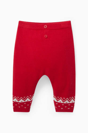 Babies - Baby outfit - 3 piece - red