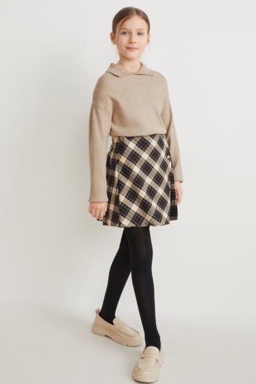 Children Girls - Jumper - beige