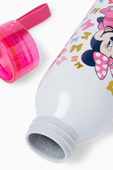 Dzieci dziewczynki - Myszka Minnie - butelka do picia - 500 ml - biały