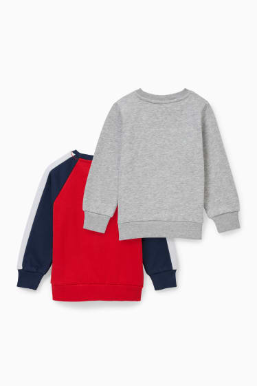 Enfants - Lot de 2 - Pat’ Patrouille - sweat-shirt - gris clair chiné