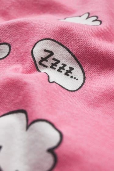 Dona - CLOCKHOUSE - camisa de dormir - estampada - fúcsia