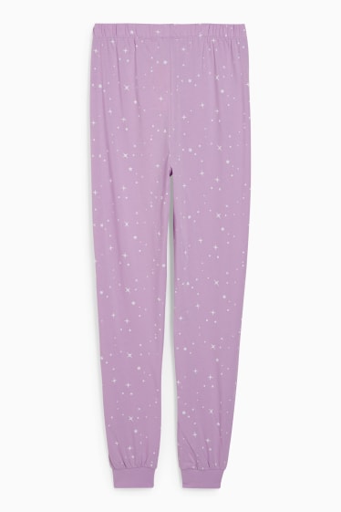 Dona - CLOCKHOUSE - pantalons de pijama - Els ossos amorosos - violeta clar
