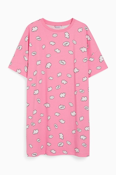 Femmes - CLOCKHOUSE - chemise de nuit - à motif - rose