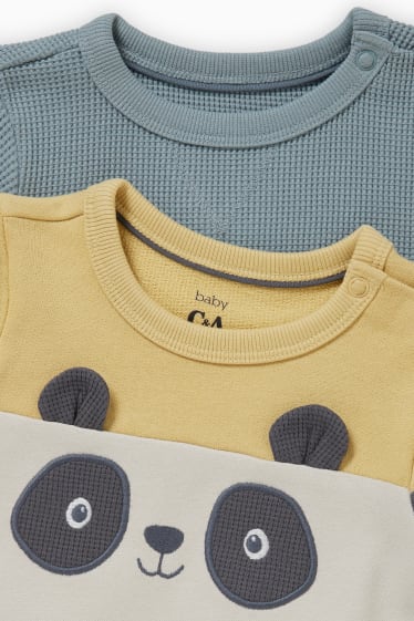 Babys - Multipack 2er - Baby-Sweatshirt - beige-melange
