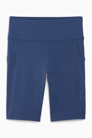 Damen - Radlerhose - Compressive - dunkelblau