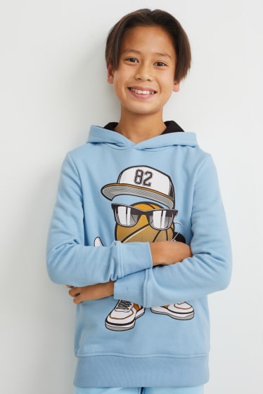 Kinder - Hoodie - hellblau