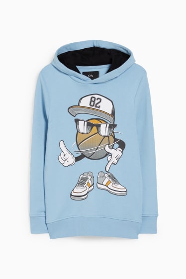 Bambini - Felpa con cappuccio - azzurro