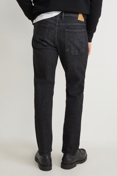 Men - Tapered jeans with hemp fibres - LYCRA® - black