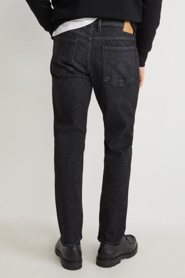 Bărbați - Tapered jeans cu fibre de cânepă - LYCRA® - negru