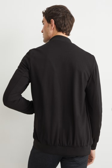 Mężczyźni - Rozpinana bluza - Flex - LYCRA® - czarny