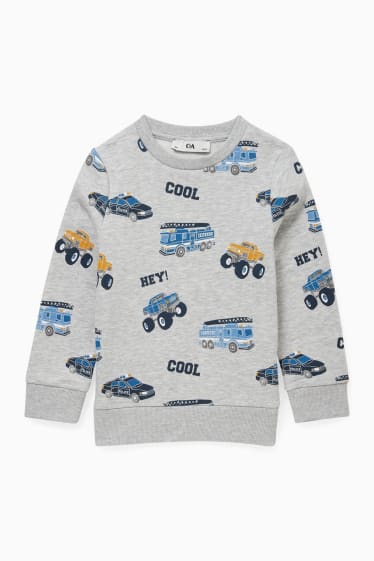 Enfants garçons - Sweat - gris clair chiné