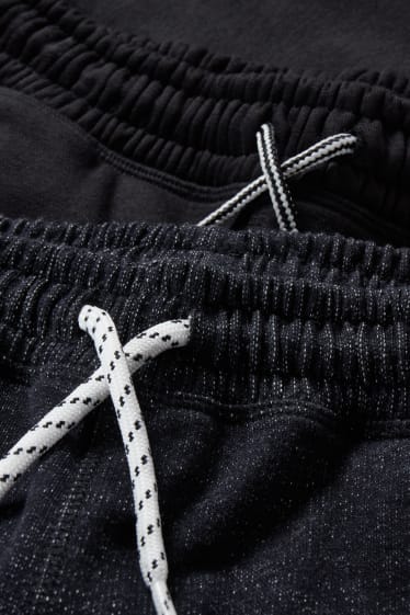 Enfants garçons - Lot de 2 - pantalon de jogging - noir