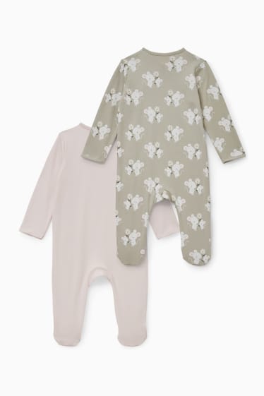Bébés filles - Lot de 2 - pyjamas bébé - rose
