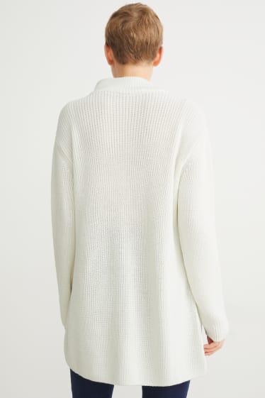 Femmes - Pullover de grossesse - blanc crème